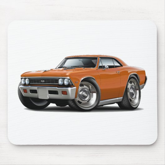 Chevelle Orangen-Auto 1966 Mousepad (Vorne)
