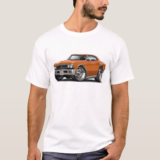 Chevelle Orangen-Auto 1966 T-Shirt (Vorderseite)