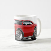 Chevelle Rot-Auto 1967 Kaffeetasse (VorderseiteRechts)