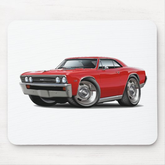 Chevelle Rot-Auto 1967 Mousepad (Vorne)