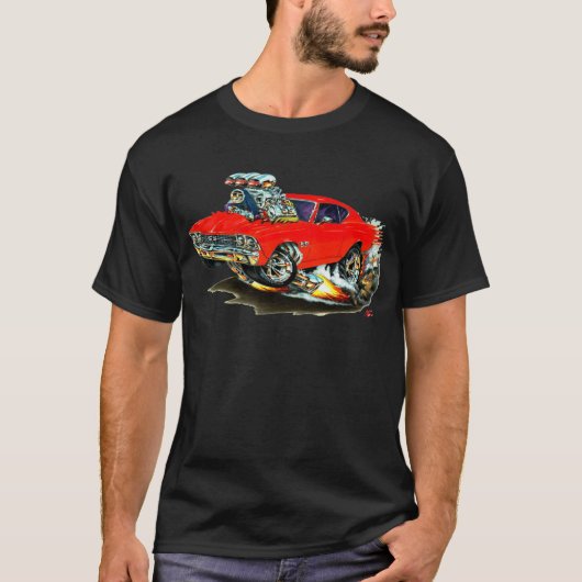 Chevelle Rot-Auto 1968-69 T-Shirt (Vorderseite)
