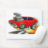 Chevelle Rot-Auto 1970 Mousepad (Mit Mouse)