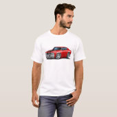 Chevelle Rot-Schwarzes Auto 1969 T-Shirt (Vorne ganz)