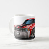 Chevelle Rot-Schwarzes Auto 1971-72 Kaffeetasse (Vorderseite Links)