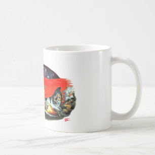Chevelle Rot-Schwarzes Spitzenauto 1968-69 Kaffeetasse
