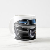 Chevelle Schwarz-weißes Auto 1970 Kaffeetasse (Vorderseite Links)