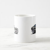 Chevelle Schwarz-weißes Auto 1970 Kaffeetasse (Mittel)