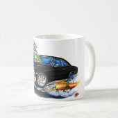 Chevelle schwarzes Auto 1966 Kaffeetasse (VorderseiteRechts)