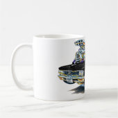 Chevelle schwarzes Auto 1966 Kaffeetasse (Links)