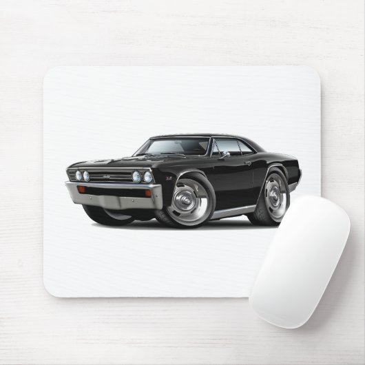 Chevelle schwarzes Auto 1967 Mousepad (Mit Mouse)