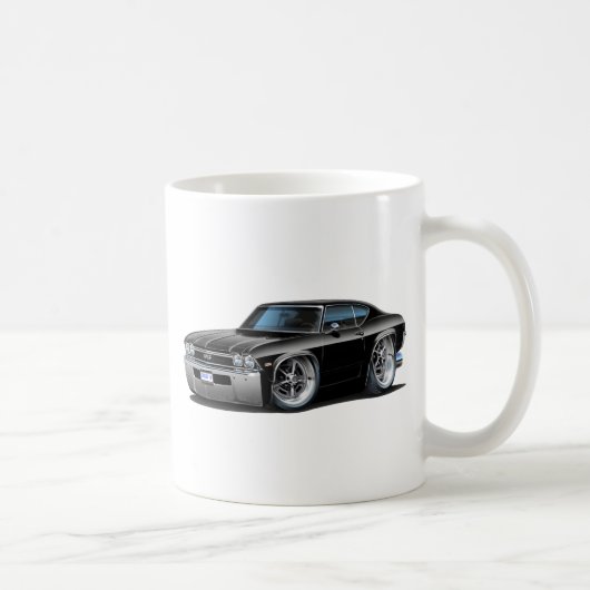 Chevelle schwarzes Auto 1968 Kaffeetasse (Rechts)