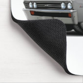 Chevelle silbernes Kabriolett 1967 Mousepad (Ecke)