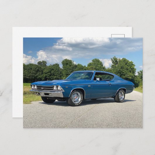 Chevelle SS 396  Postkarte (Vorne/Hinten)