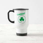 Chever, Clover, Kleeblatt, Irish Green, St Patrick Reisebecher (Links)