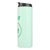 Chever, Clover, Kleeblatt, Irish Green, St Patrick Thermosbecher (Nach rechts gedreht)