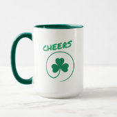 Chever Clover Kleeblatt Irish Green St Patricks Da Tasse (Links)