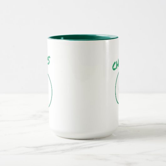 Chever Clover Kleeblatt Irish Green St Patricks Da Tasse (Zentrum)