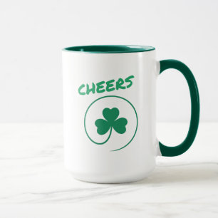 Chever Clover Kleeblatt Irish Green St Patricks Da Tasse