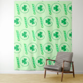 Chever Clover Kleeblatt Irish Green St Patricks Da Wandteppich (Beispiel)