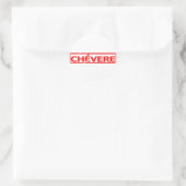 Chévere Briefmarke Runder Aufkleber (Tasche)