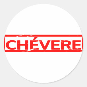 Chévere Briefmarke Runder Aufkleber