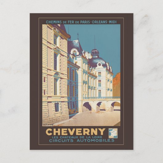 Cheverny Postkarte (Vorderseite)