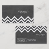 Cheveron Pattern Visitenkarte (Vorne/Hinten)