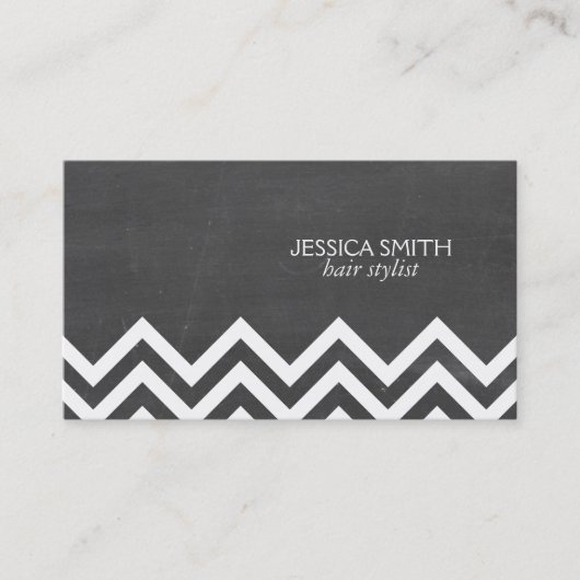 Cheveron Pattern Visitenkarte (Vorderseite)