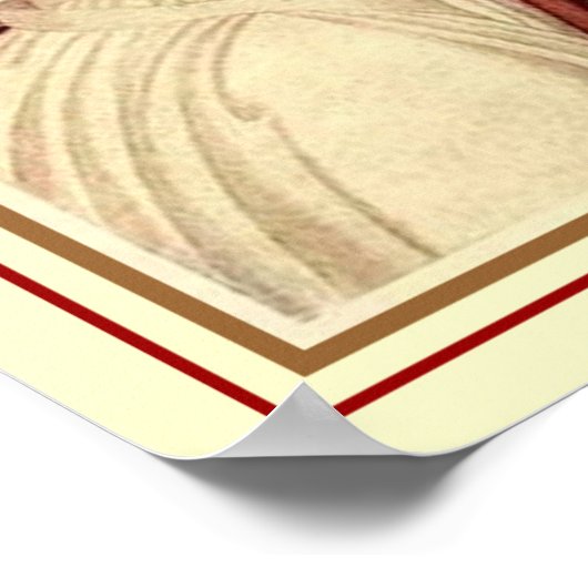 "Cheveux Courts" 12 x 16 Deko Print - Gerda Wegene (Ecke)