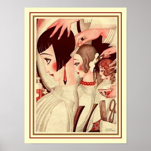 "Cheveux Courts" 12 x 16 Deko Print - Gerda Wegene (Vorne)