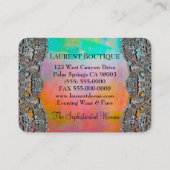 Chevmoirst Shaw Elegante Beruflich Visitenkarte (Rückseite)