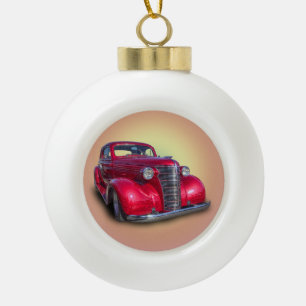 CHEVROLET 1938 KERAMIK Kugel-Ornament