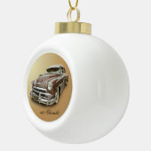 CHEVROLET 1951 KERAMIK Kugel-Ornament (Rechts)