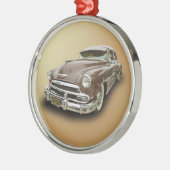 CHEVROLET 1951 SILBERNES ORNAMENT (Links)