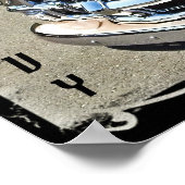 Chevrolet 3100 Lowrider Bomb Truck Poster (Ecke)