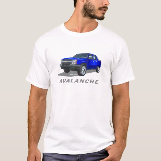 Chevrolet Avalanche Blauer T-Shirt (Vorderseite)