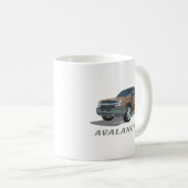 Chevrolet Avalanche Gold Kaffeetasse (VorderseiteRechts)