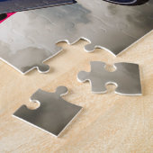 Chevrolet-Bel Air 1957 mit amerikanischer Flagge Puzzle (Seite)