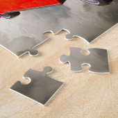 Chevrolet-Bel Air 1957 und US-Flagge Puzzle (Seite)