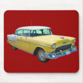 Chevrolet-Bel Air-antikes Auto 1955 Mousepad (Vorne)