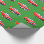Chevrolet-Bel Air-konvertierbares antikes Auto Geschenkpapier (Ecke)