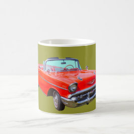Chevrolet-Bel Air-konvertierbares antikes Auto Kaffeetasse