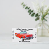 Chevrolet-Bel Air-konvertierbares antikes Auto Visitenkarte (Stehend Vorderseite)