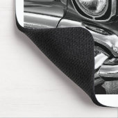 Chevrolet-Bel Air-Schwarzes 1957 u. Weiß Mousepad (Ecke)