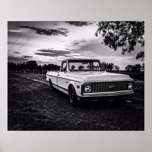 Chevrolet C10 Chevy Lieferwagen Truck Poster (Vorne)