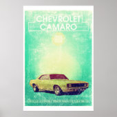 Chevrolet Camaro 1965 Poster (Vorne)