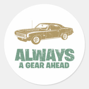 Chevrolet Camaro 1969 SS Runder Aufkleber