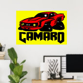 Chevrolet Camaro SS Poster (Heimbüro)
