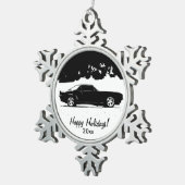 Chevrolet- Camarorollen-Schuss Schneeflocken Zinn-Ornament (Rechts)