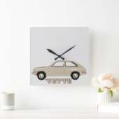 Chevrolet Chevette Vette Retro Klassiker Quadratische Wanduhr (Zuhause)